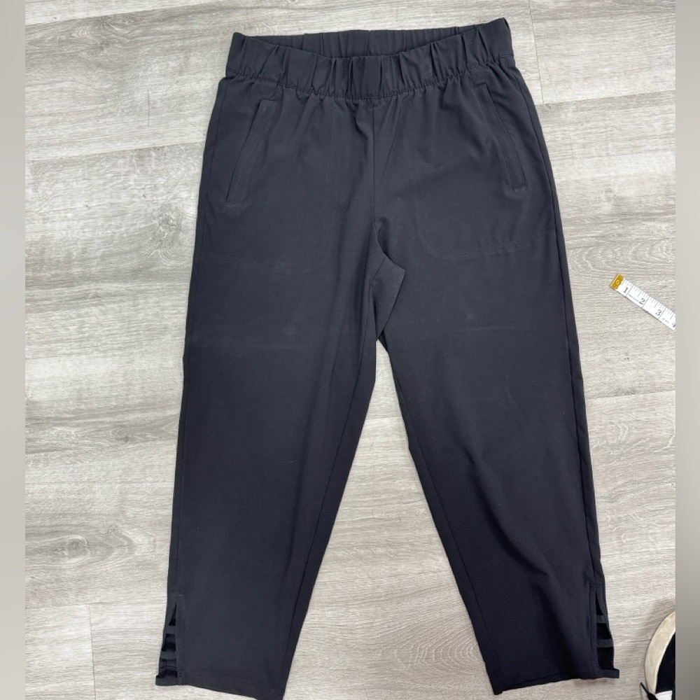 Talbots Black Elastic Waist Pants Size Small